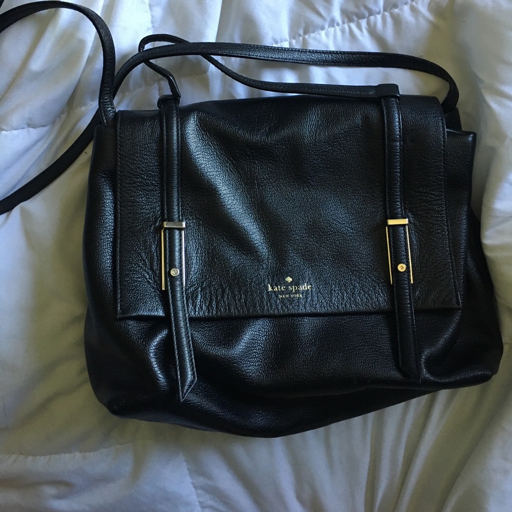 Kate Spade black leather purse